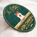 Pawzity Custom Wooden Signs, Gifts For Dog Lovers, The Dogs Are In Charge We Just Live Here , Dog Mom Gifts