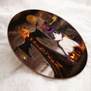 Halloween Welcome Door Signs, Pumpkin Head Scarecrow Custom Wooden Signs, Halloween Decorations For Cat Lovers , Cat Mom Gifts