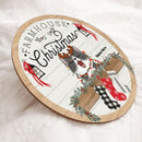 Christmas Welcome Door Signs, Gifts For Cat Lovers, Farmhouse Custom Wooden Signs , Cat Mom Gifts