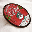 Christmas Welcome It's Beginning To Look A Lot Like Christmas Signs, Gifts For Cat Lovers, Custom Wooden Door Signs , Cat Mom Gifts