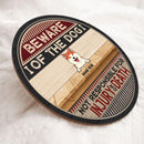 Pawzity Beware Of Dog Sign, Gifts For Dog Lovers, Not Responsible For Injury Or Death Funny Warning Signs , Dog Mom Gifts