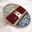 Pawzity Personalized Sign Wood, Gifts For Dog Lovers, A House Is Not A Home Without The Dogs Custom Wooden Signs , Dog Mom Gifts