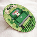 St. Patrick's Day Custom Wooden Signs, Gifts For Dog Lovers, Happy St, Purrtrick's Day Personalized Sign Wood , Dog Mom Gifts