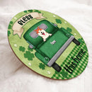 St. Patrick's Day Custom Wooden Signs, Gifts For Dog Lovers, Bless This Home Personalized Sign Wood , Dog Mom Gifts