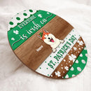 St. Patrick's Day Custom Wooden Signs, Gifts For Pet Lovers, Polka Dots, Everyone Is Irish On St. Patrick's Day