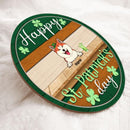 St. Patrick's Day Door Signs, Gifts For Pet Lovers,  Holiday Custom Wooden Signs