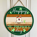 St. Patrick's Day Door Signs, Gifts For Pet Lovers,  Holiday Custom Wooden Signs