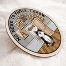 Pawzity Welcome Door Signs, Gifts For Cat Lovers, No Need To Knock We Know You Are Here , Cat Mom Gifts