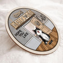 Pawzity Custom Wooden Signs, Gifts For Cat Lovers, Welcome Hope You Like Cats, Chubby Cats Funny Signs , Cat Mom Gifts