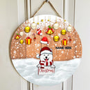 Christmas Door Decorations, Gifts For Dog Lovers, Love Christmas Believe Welcome Door Signs , Dog Mom Gifts