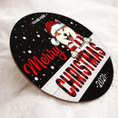 Christmas Door Decorations, Gifts For Dog Lovers, Merry Christmas White Dots On Black Background Welcome Door Signs , Dog Mom Gifts