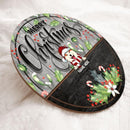 Christmas Door Decorations, Gifts For Dog Lovers, Merry Christmas Black & Grey Welcome Door Signs , Dog Mom Gifts