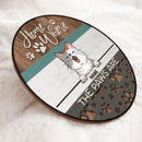 Pawzity Personalized Home Signs, Gifts For Pet Lovers, Home is Where The Paws Are Custom Wooden Signs