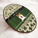 St. Patrick's Day Personalized Wood Sign, Gifts For Pet Lovers, This House Runs On Love And A Lot Of Shenanigans