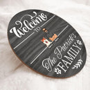 Pawzity Welcome Door Signs, Gifts For Pet Lovers, Welcome To The Family Custom Wooden Signs, Custom Housewarming Gifts