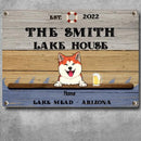 Pawzity Metal Lake House Sign, Gifts For Pet Lovers, Lake mead Arizona Welcome Signs, Custom Housewarming Gifts