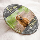 Pawzity Custom Wooden Signs, Pet Memorial Gifts, Your Wings Were Ready But My Heart Was Not Memorial Signs