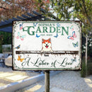 Pawzity Metal Garden Sign, Gifts For Pet Lovers, A Labor Of Love Animal Personalized Housewarming Gifts