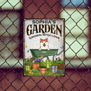 Pawzity Metal Garden Sign, Gifts For Pet Lovers, Grown With Love Plant & Butterfly Personalized Housewarming Gifts