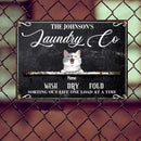 Pawzity Metal Laundry Sign, Gifts For Pet Lovers, Sorting Out Life One Load At Time Personalized Housewarming Gifts