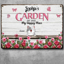 Pawzity Metal Garden Sign, Gifts For Pet Lovers, Fruit Veggies Herbs Rose & Butterfly Personalized Housewarming Gifts