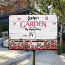 Pawzity Metal Garden Sign, Gifts For Pet Lovers, Fruit Veggies Herbs Rose & Butterfly Personalized Housewarming Gifts