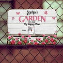 Pawzity Metal Garden Sign, Gifts For Pet Lovers, Fruit Veggies Herbs Rose & Butterfly Personalized Housewarming Gifts