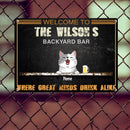 Pawzity Metal House Pub Signs, Gifts For Pet Lovers, Where Great Minds Drink Alike Welcome Signs