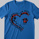 Pet Memorial T-shirt, Gifts For Loss Of Pet, The Road To My Heart Is Paved With Pawprints, Pet Sympathy Gifts