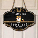 Pawzity Custom Wooden Signs, Gifts For Pet Lovers, Home Bar Special Shaped Personalized Wood Sign