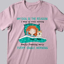 Personalized Dog Breeds T-shirt, Gifts For Dog Moms, My Dogs Are The Reason I Wake Up Every Morning