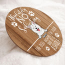 Pawzity Custom Wooden Sign, Gifts For Dog Lovers, Absolutely No Soliciting The Dogs Answer The Door Warning Sign