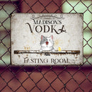 Pawzity Metal Bar Signs, Gifts For Pet Lovers, Vodka Fasting Room Vintage Signs, Personalized Housewarming Gifts