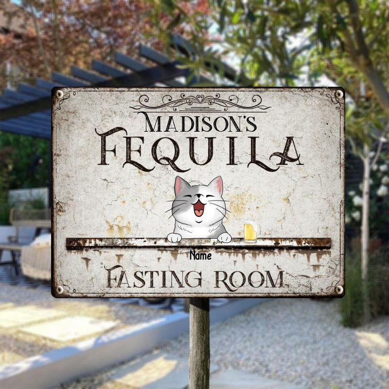 Pawzity Metal Bar Signs, Gifts For Pet Lovers, Fequila Fasting Room Vintage Signs, Personalized Housewarming Gifts