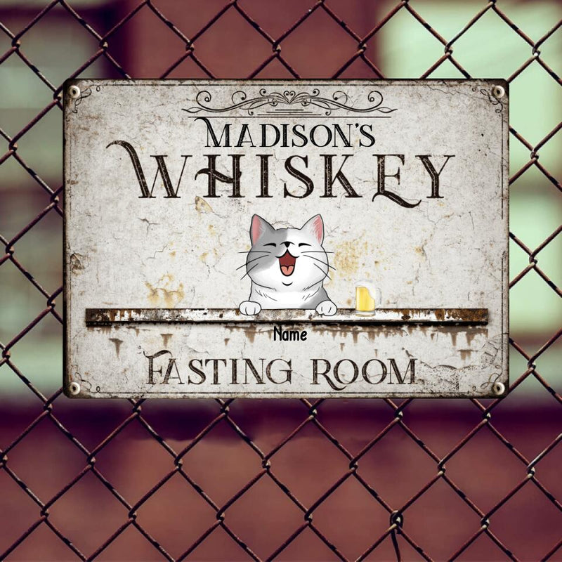 Pawzity Metal Bar Signs, Gifts For Pet Lovers, Whiskey Fasting Room Vintage Signs, Personalized Housewarming Gifts