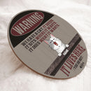 Pawzity Custom Wooden Sign, Gifts For Cat Lovers, We Have Cats They Shed They Sit Where They Want Warning Signs