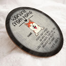 Pawzity Custom Wooden Sign, Gifts For Dog Lovers, Working From Home Please Don't Knock Or Ring The Bell Text If Urgent