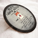 Pawzity Custom Wooden Sign, Gifts For Dog Lovers, Busy Home Office Please Don't Knock Or Ring The Bell