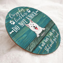 Pawzity Custom Wooden Sign, Gifts For Dog Lovers, Crazy Dog Lives Here Do Not Knock It Will Bark Shit Will Get Real
