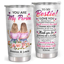You Are My Person - Personalized Custom Tumbler - Gift for Best Friend, Bestie, BFF