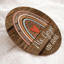 Personalized Name Teacher Welcome Signs Door Decor - Appreciation End Of Year Teacher Gifts