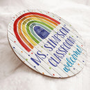 Personalized Name Classroom Teacher Welcome Signs Door Decor - Unique Teacher Gifts