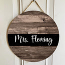 Personalized Name Welcome Teacher Door Signs Decor - Best Gifts for Teachers
