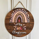 Personalized Name Welcome Teacher Door Hangers - Best Christmas Gift Ideas For Teachers