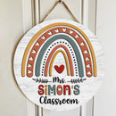 Personalized Teacher Name Signs For Door Decor - Best Teacher Appreciation Day Ideas