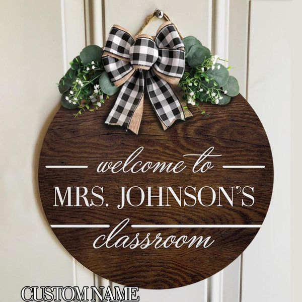 Personalized Name Classroom Signs For Teachers - Teacher Appreciation Week Gifts Ideas
