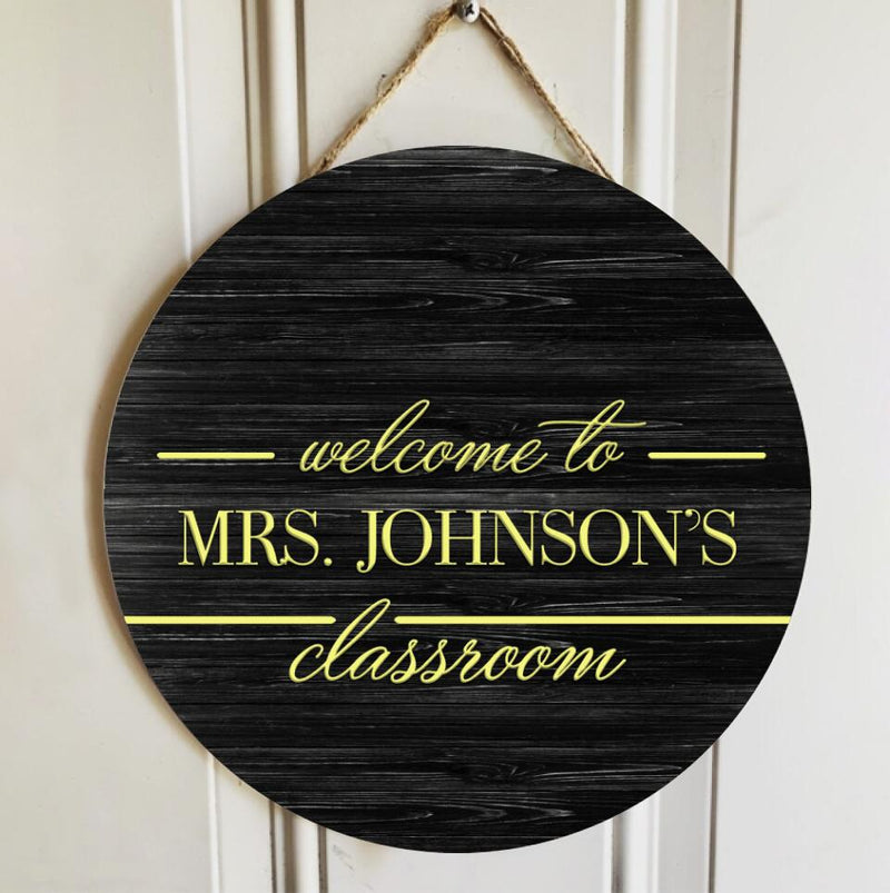 Personalized Name Classroom Signs For Teachers - Teacher Appreciation Week Gifts Ideas