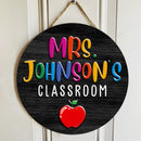 Personalized Name Teacher Classroom Signs For Door Decor - Best Teacher Appreciation Gifts