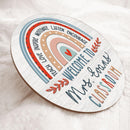 Personalized Name Welcome Teacher Door Hanger For Classroom - Back to school Teacher Gifts