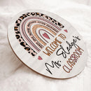 Personalized Name Welcome Teacher Signs For Classroom  - Best Gifts For Teachers